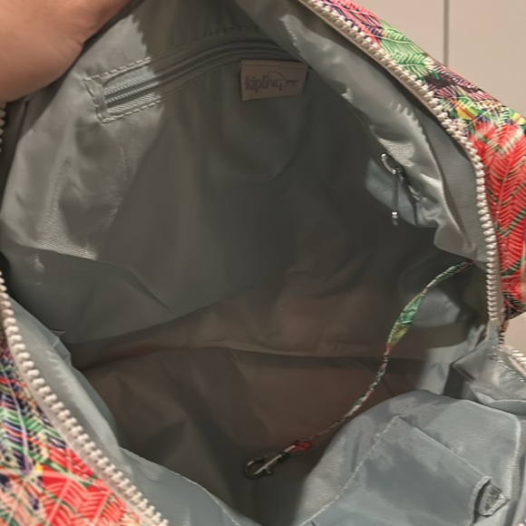 Kipling Bagsational HB6406 Large Shoulder Hobo Bag - Island Tropical Print - Picture 9 of 10